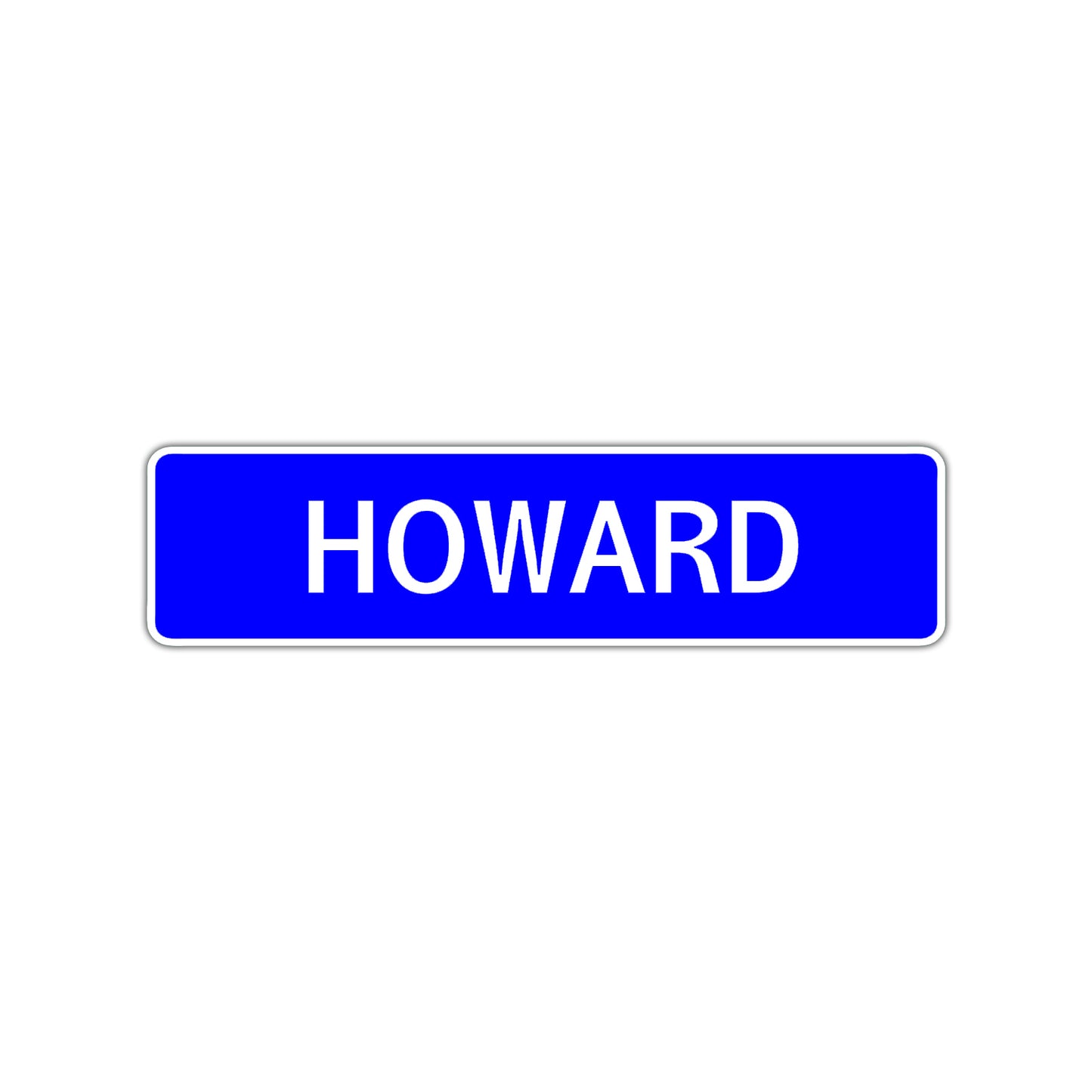Howard Street Sign Children Name Room Plate