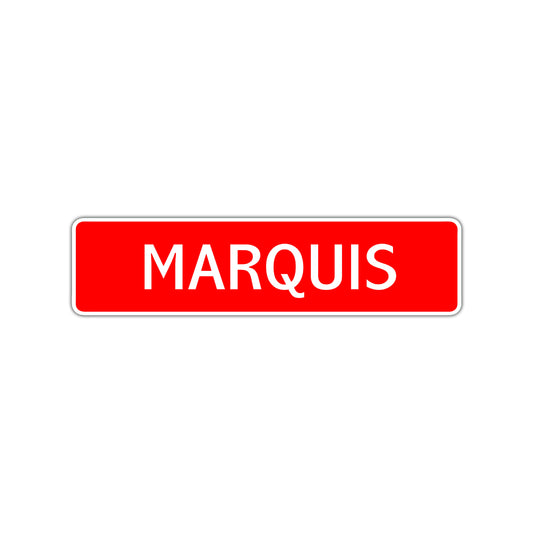 Marquis Street Sign Children Name Room Plate