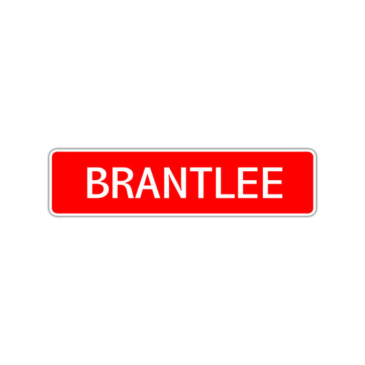 Brantlee Street Sign Children Name Room Plate