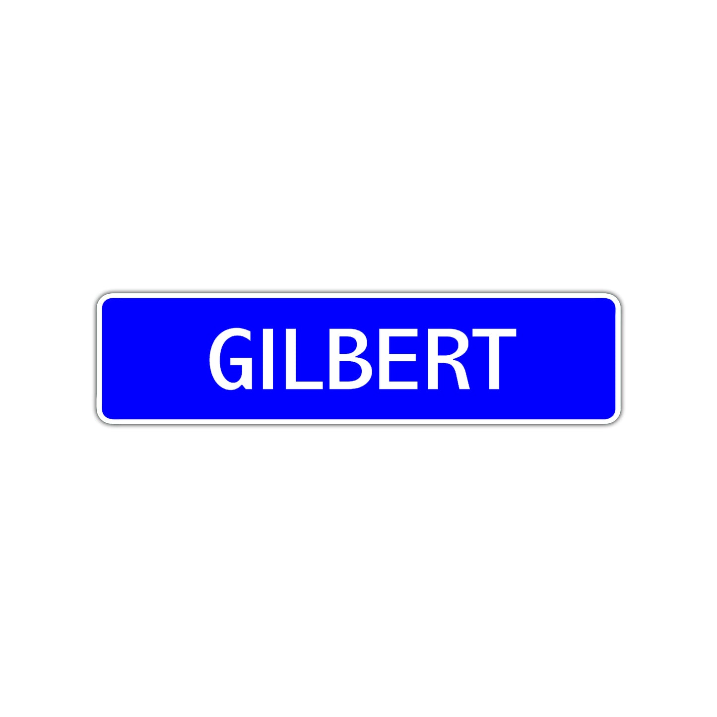 Gilbert Street Sign Children Name Room Plate