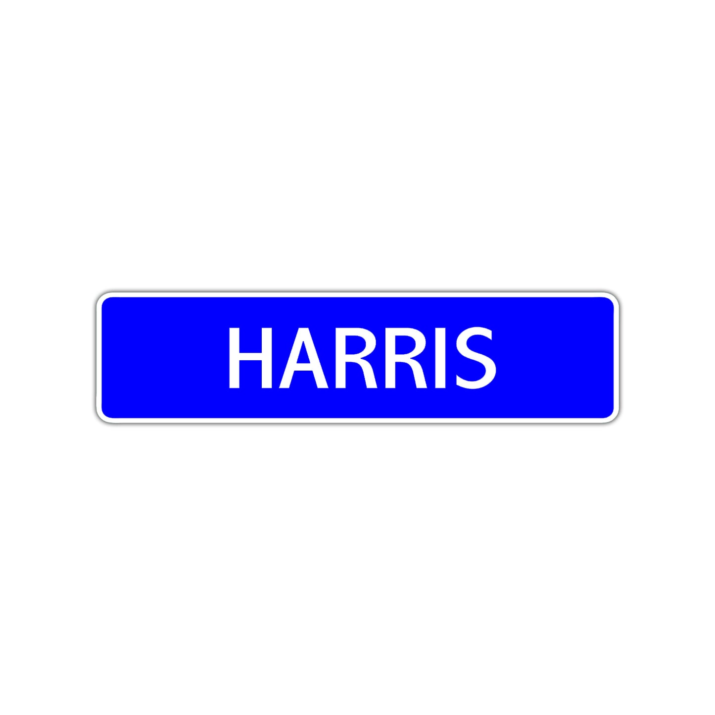 Harris Street Sign Children Name Room Plate