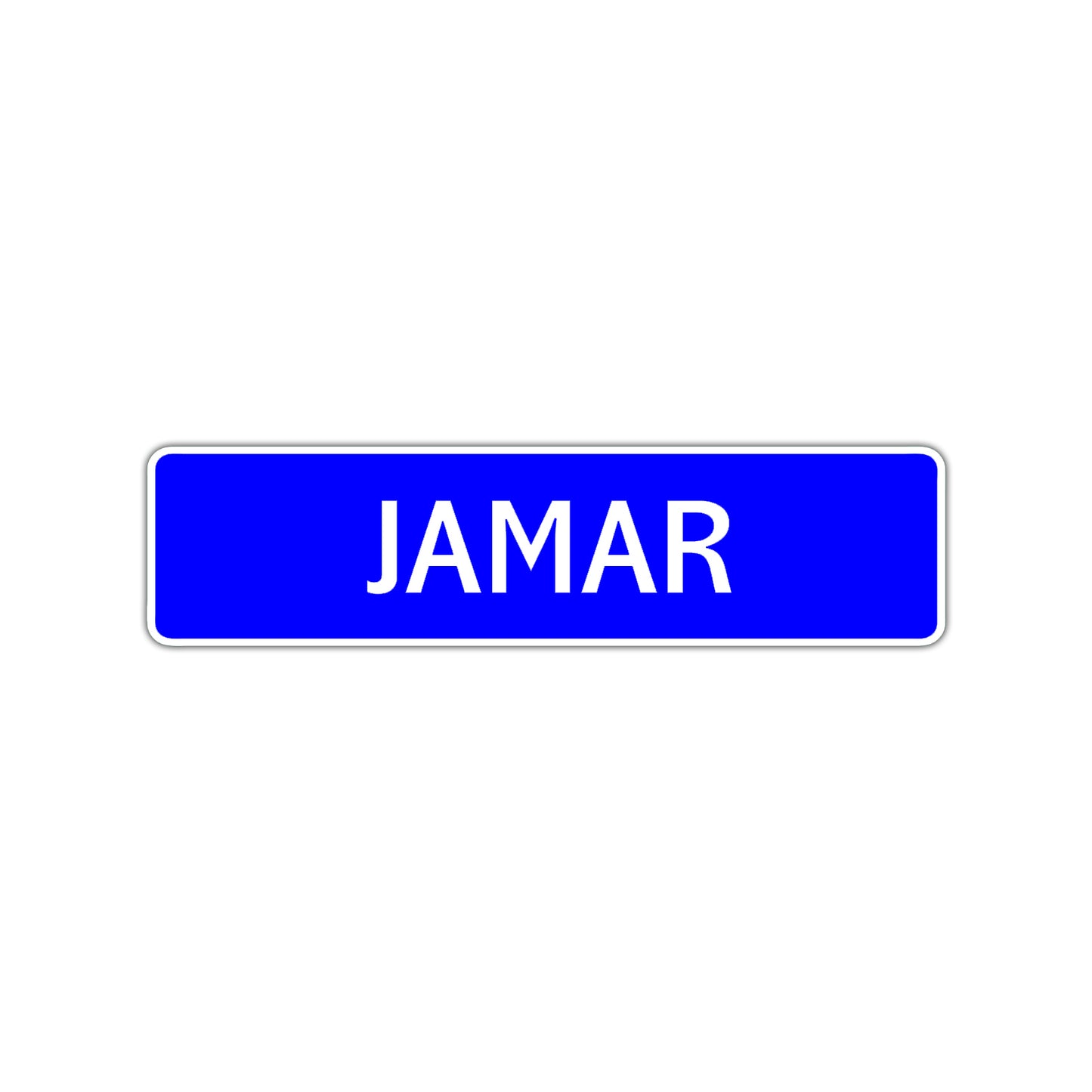 Jamar Street Sign Children Name Room Plate