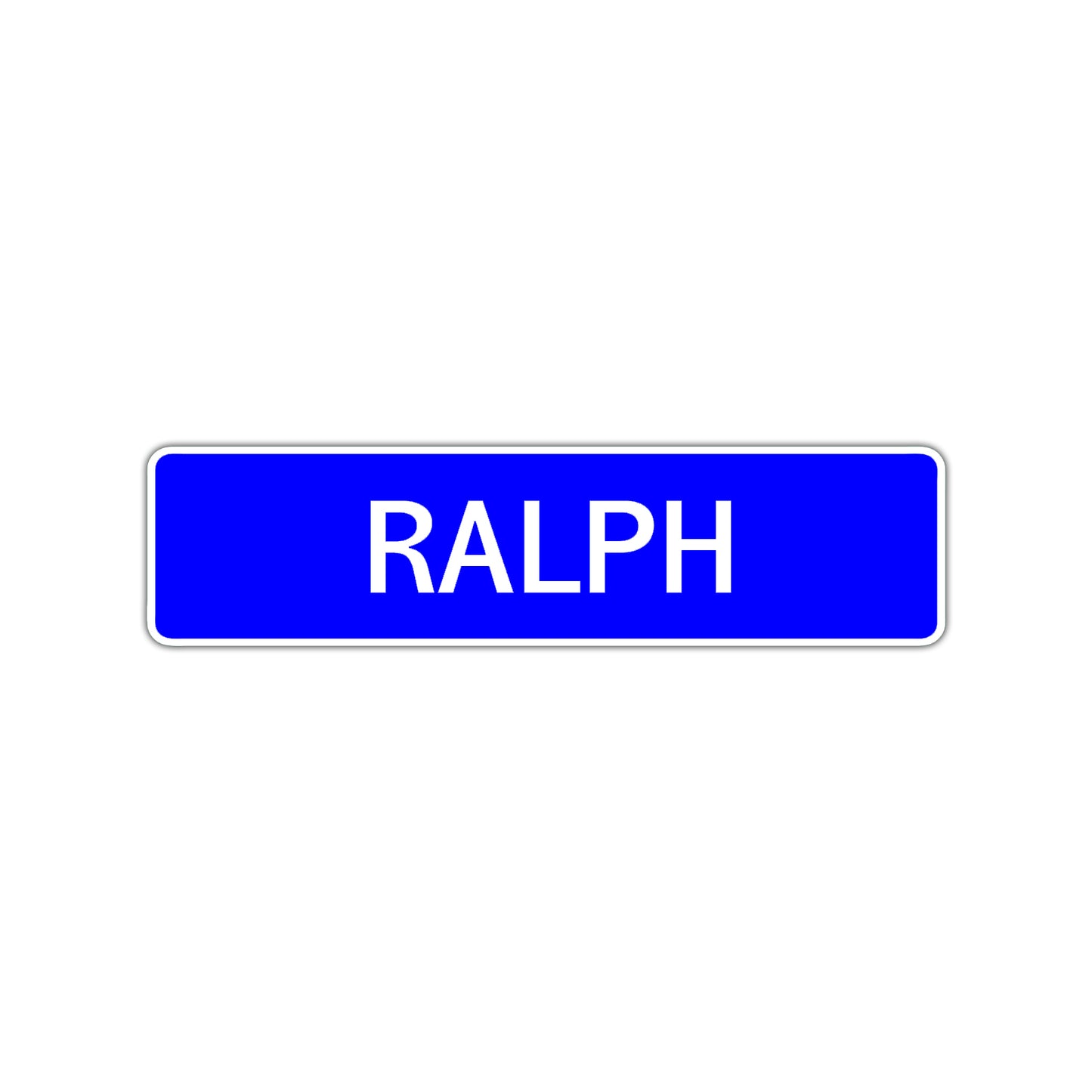 Ralph Street Sign Children Name Room Plate