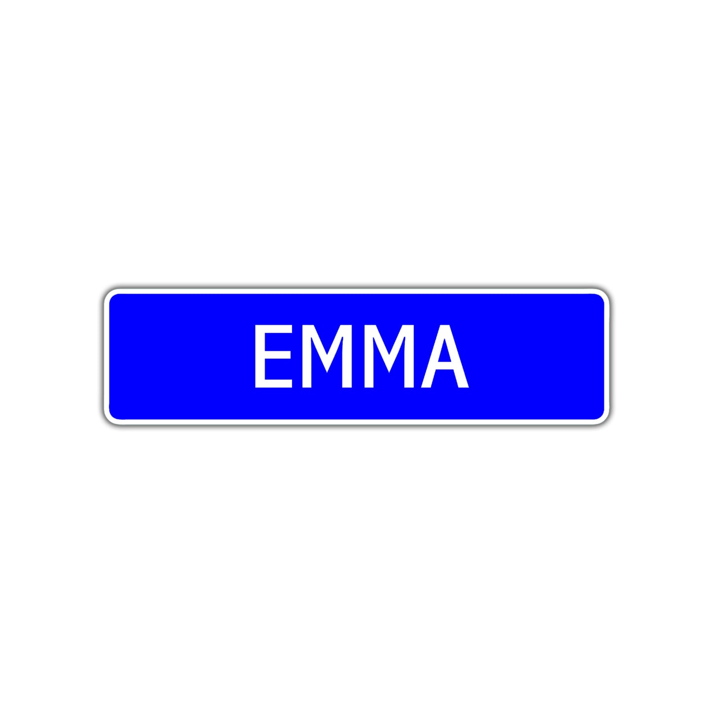 Emma Street Sign Children Name Room Plate