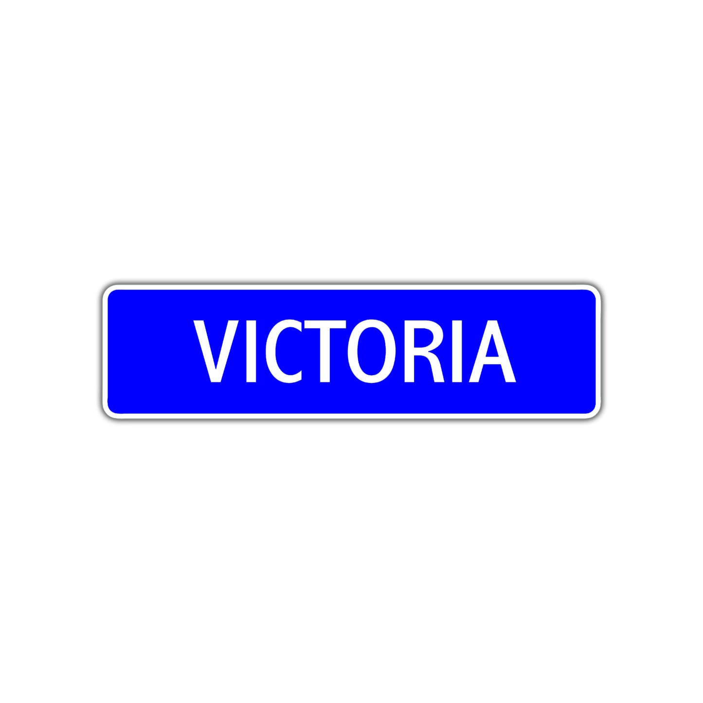 Victoria Street Sign Children Name Room Plate