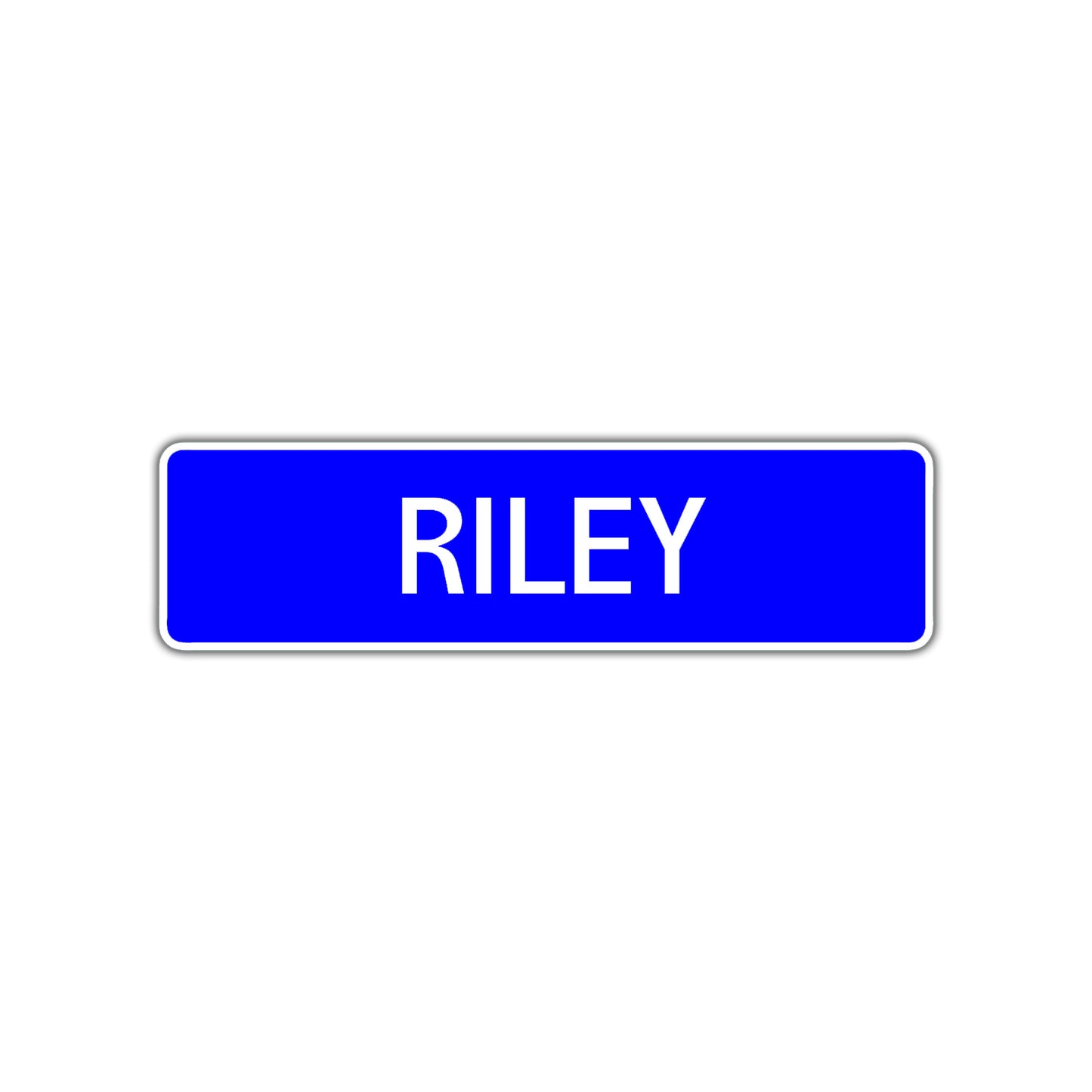 Riley Street Sign Children Name Room Plate