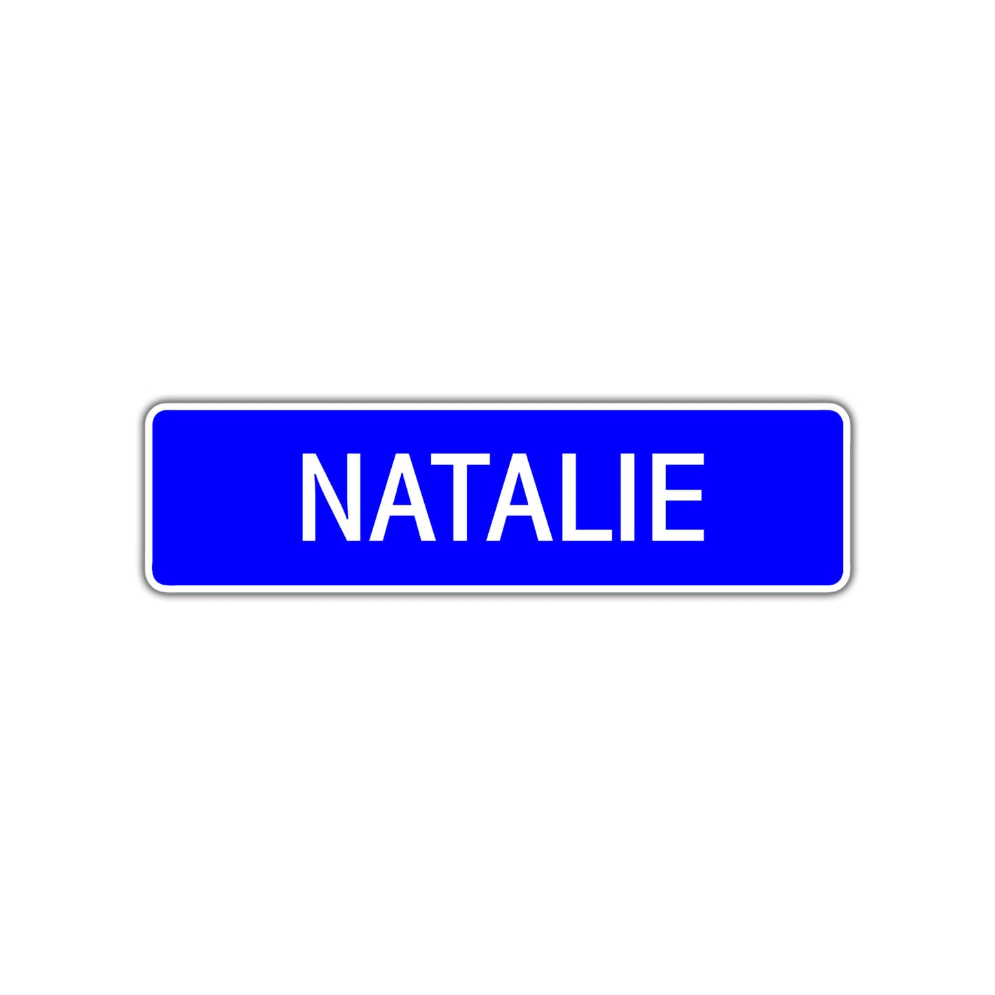 Natalie Street Sign Children Name Room Plate