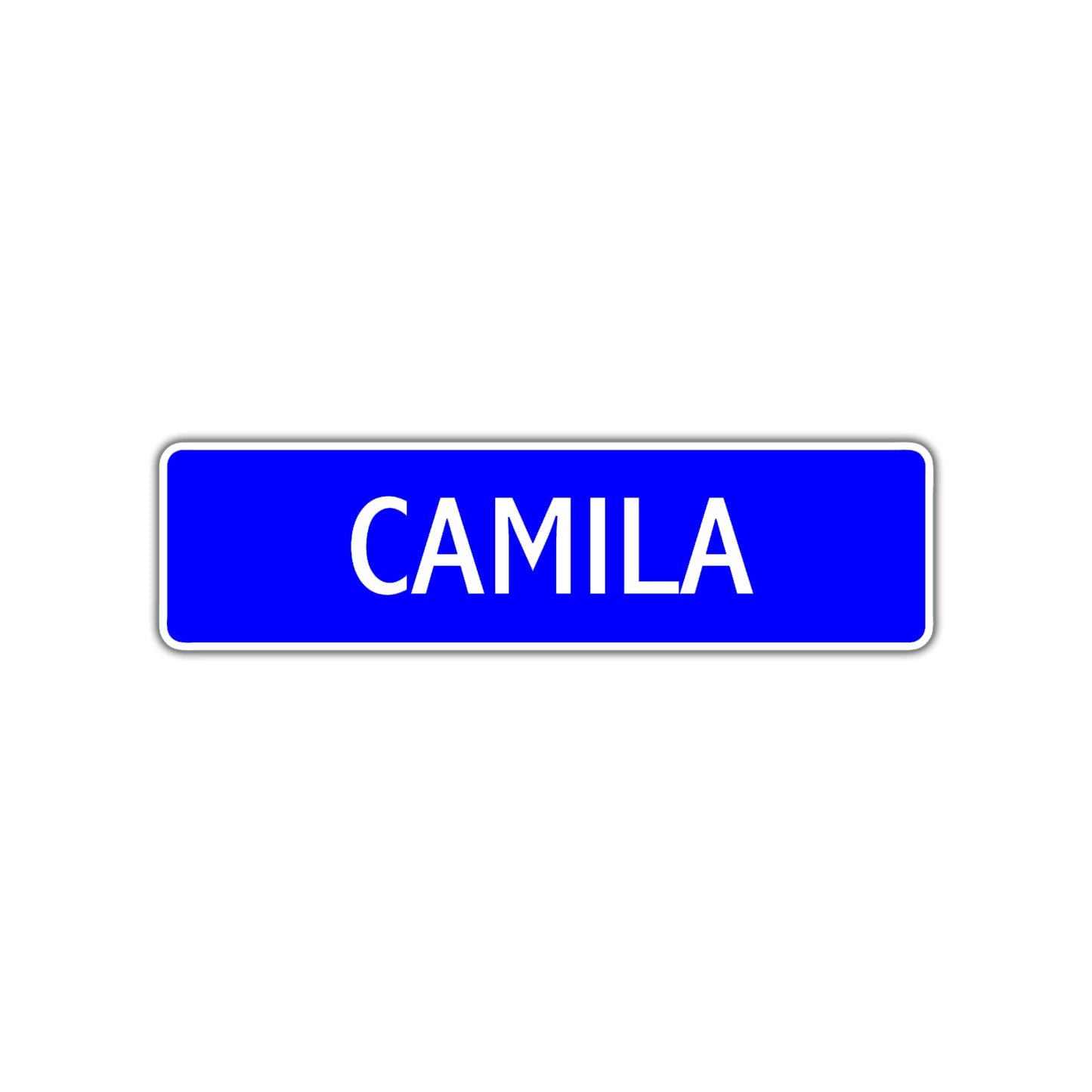 Camila Street Sign Children Name Room Plate