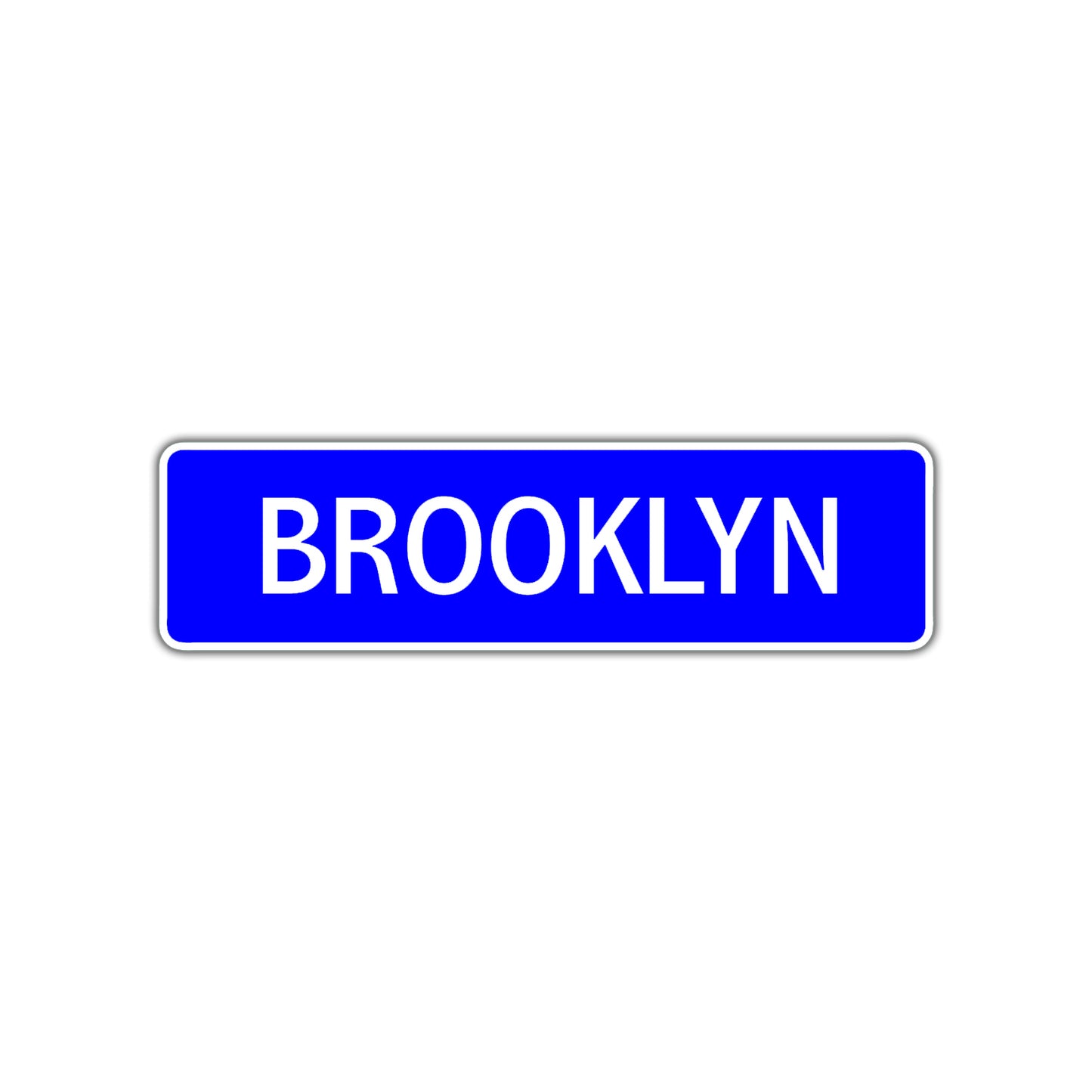Brooklyn Street Sign Children Name Room Plate