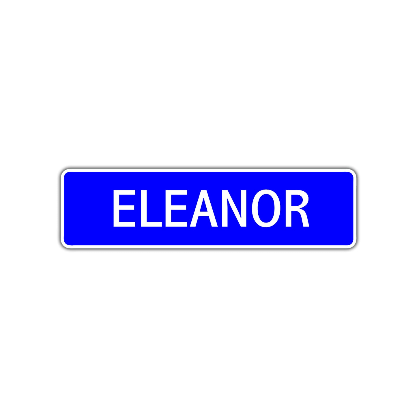 Eleanor Street Sign Children Name Room Plate