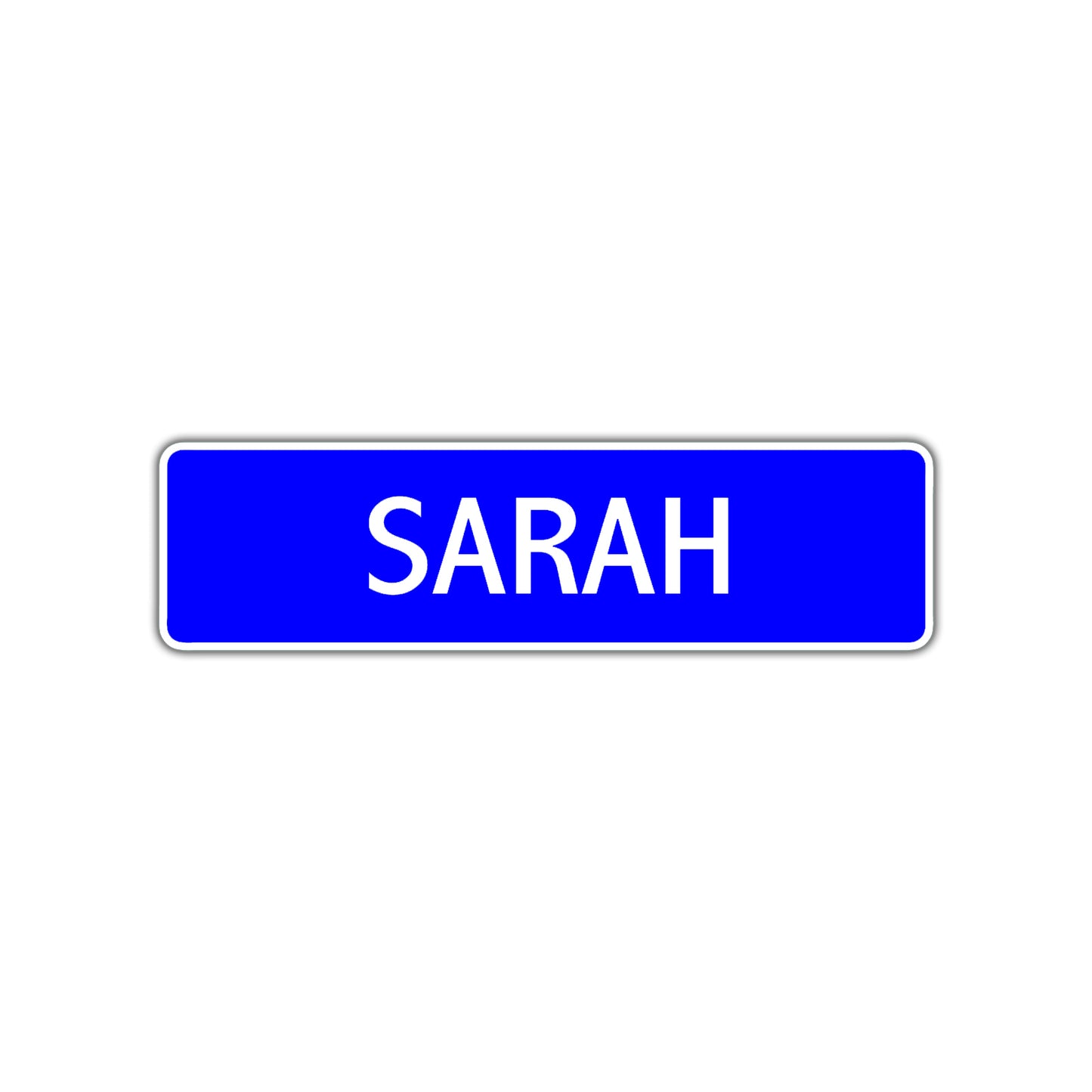 Sarah Street Sign Children Name Room Plate