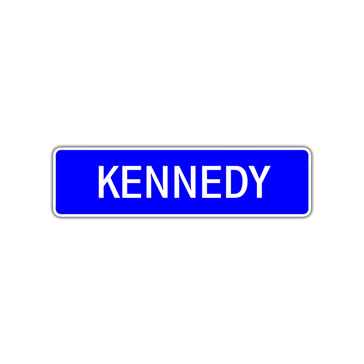 Kennedy Street Sign Children Name Room Plate