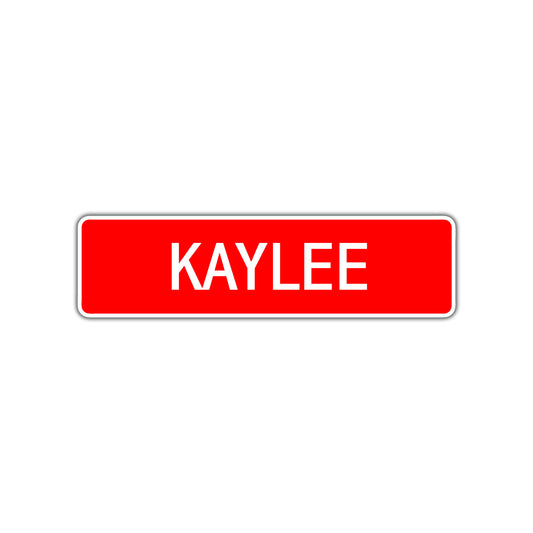 Kaylee Street Sign Children Name Room Plate