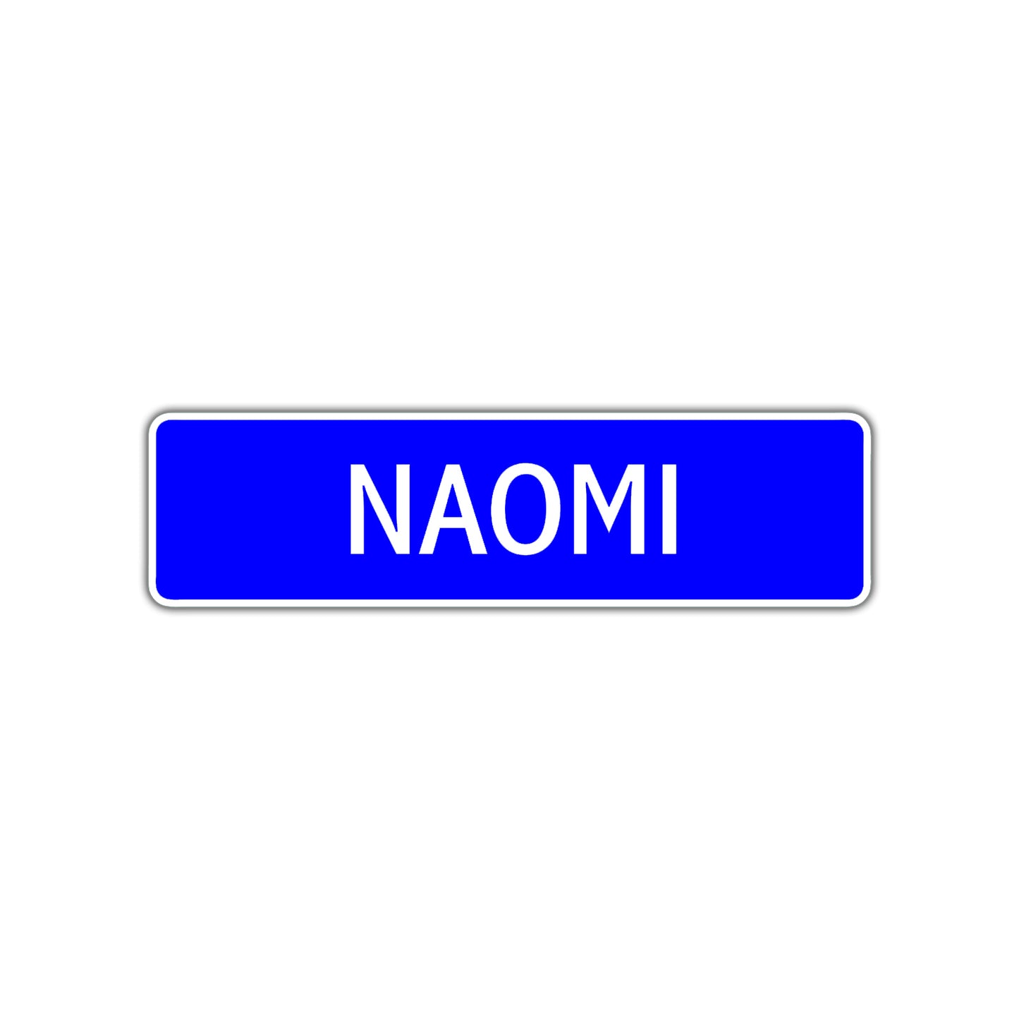 Naomi Street Sign Children Name Room Plate
