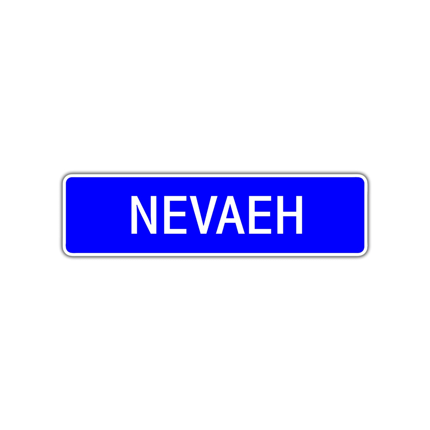 Nevaeh Street Sign Children Name Room Plate