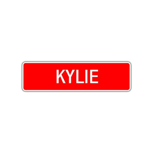 Kylie Street Sign Children Name Room Plate