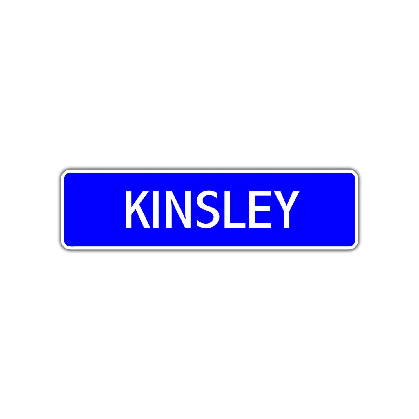 Kinsley Street Sign Children Name Room Plate