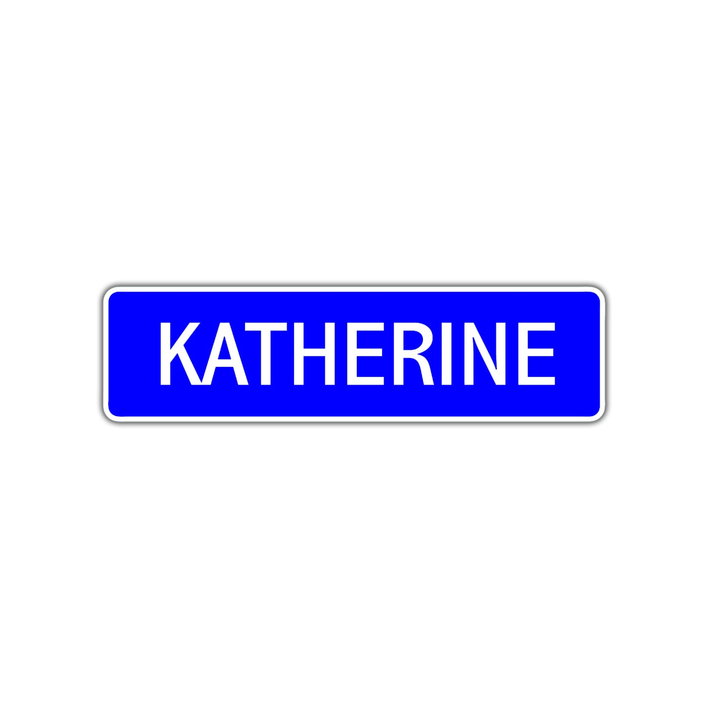 Katherine Street Sign Children Name Room Plate