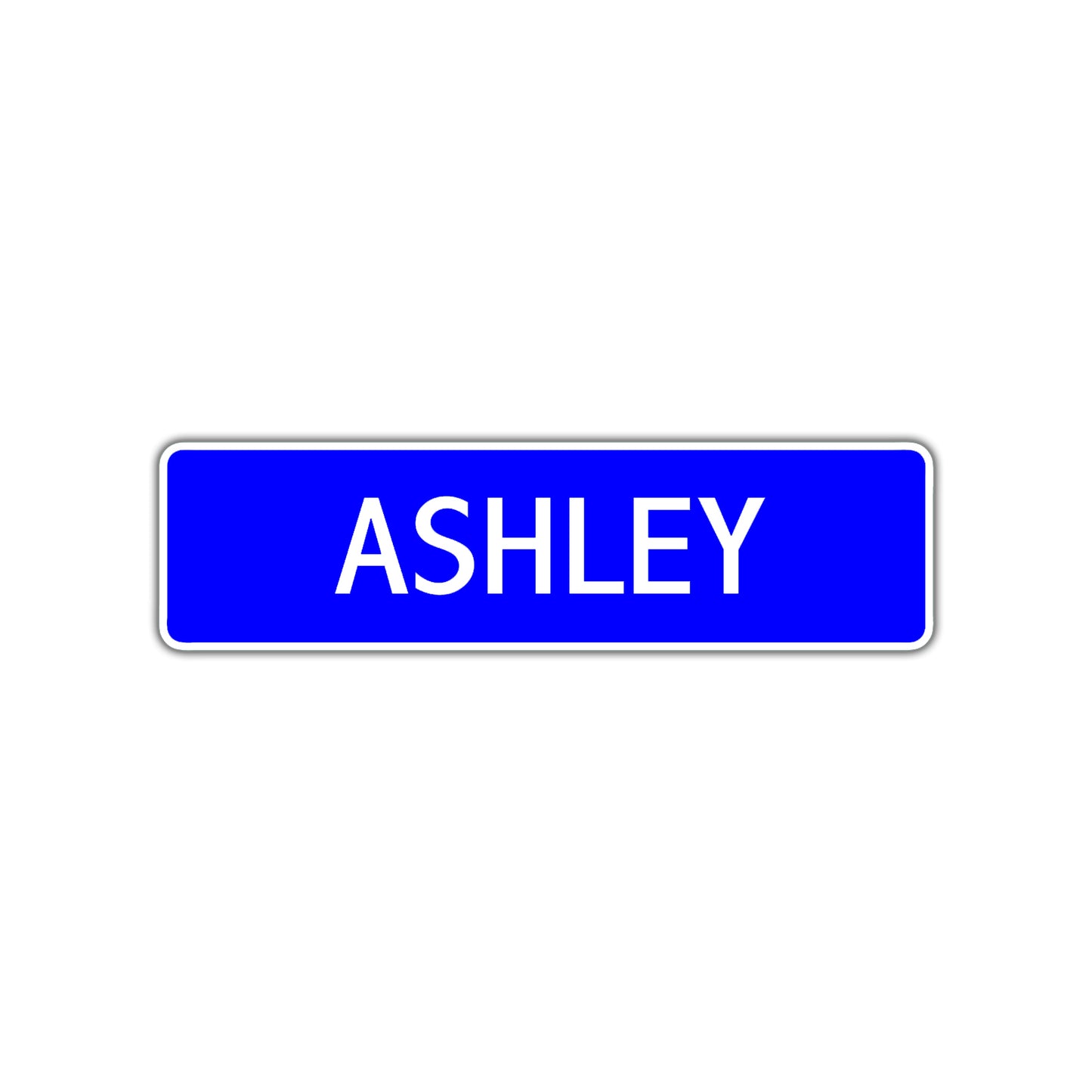 Ashley Street Sign Children Name Room Plate