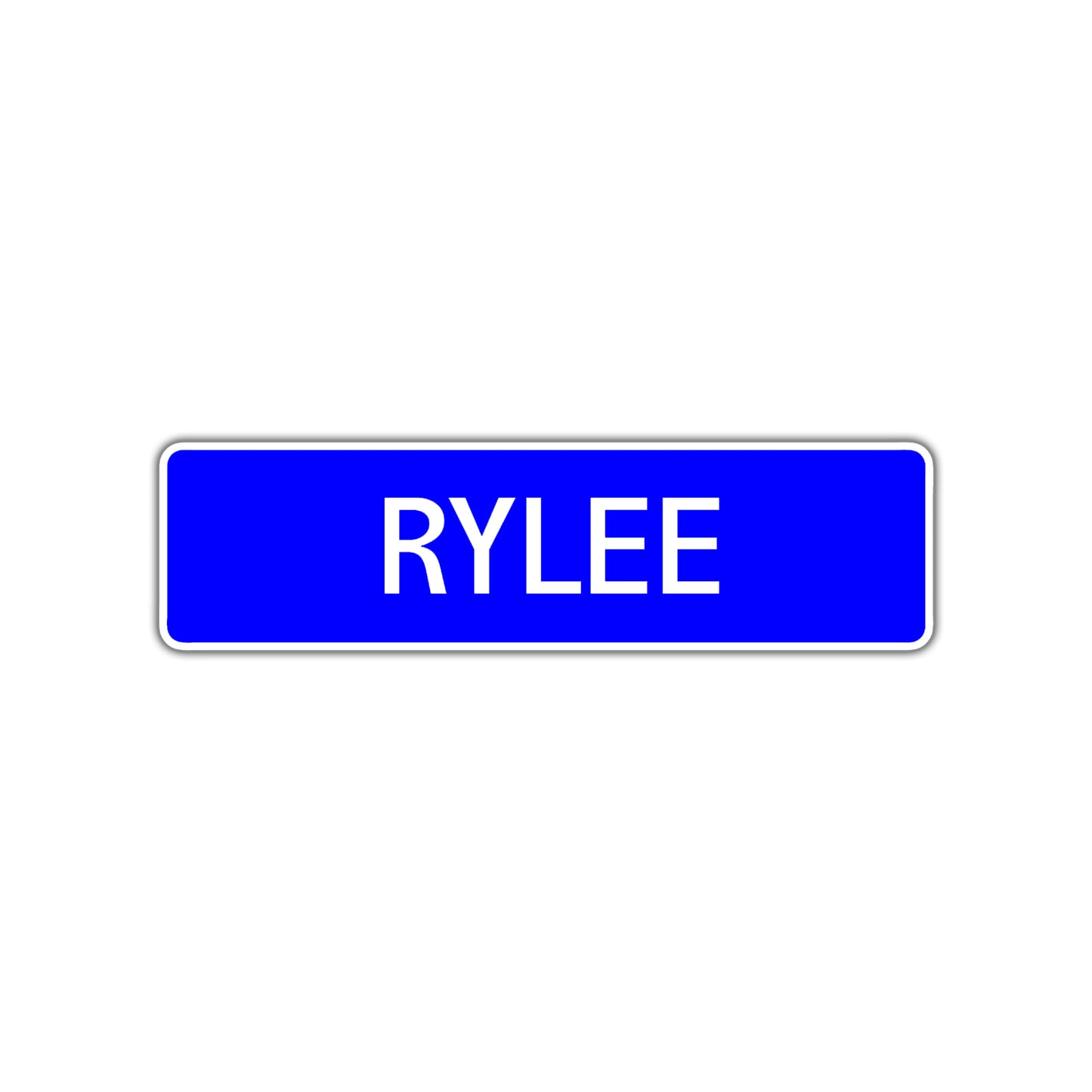 Rylee Street Sign Children Name Room Plate