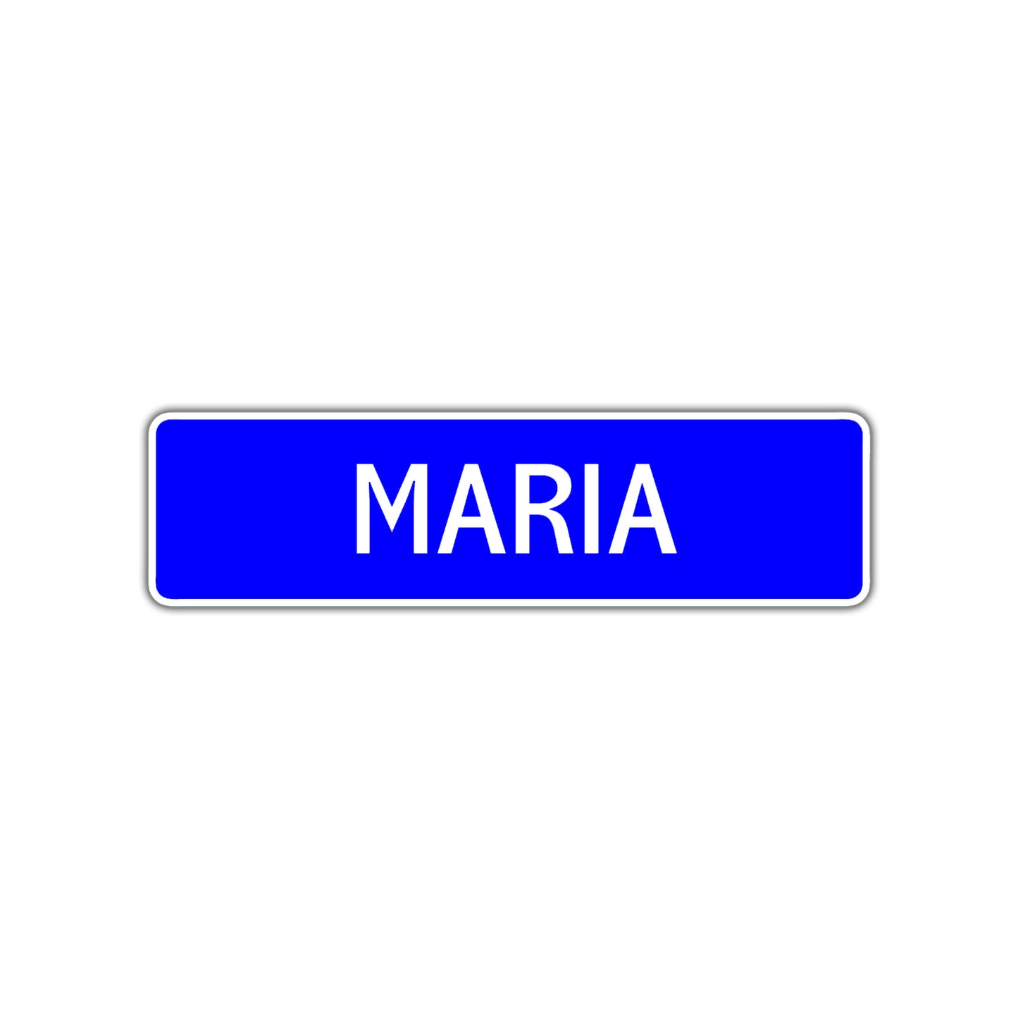 Maria Street Sign Children Name Room Plate