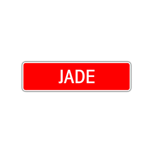 Jade Street Sign Children Name Room Plate