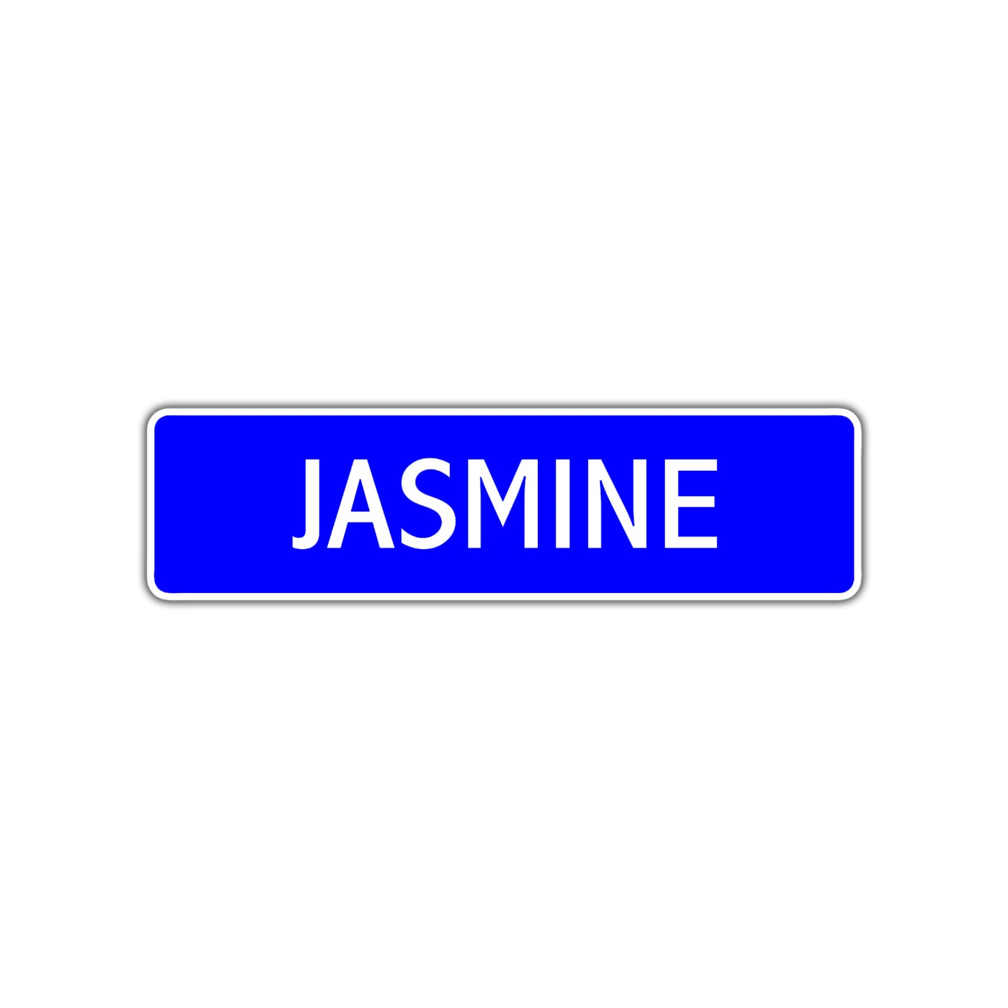 Jasmine Street Sign Children Name Room Plate