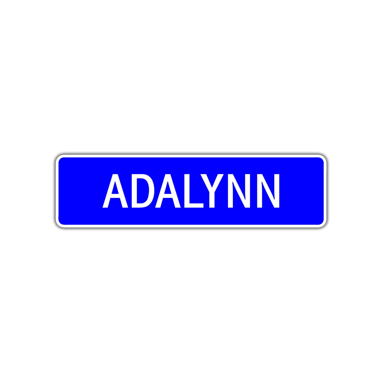 Adalynn Street Sign Children Name Room Plate