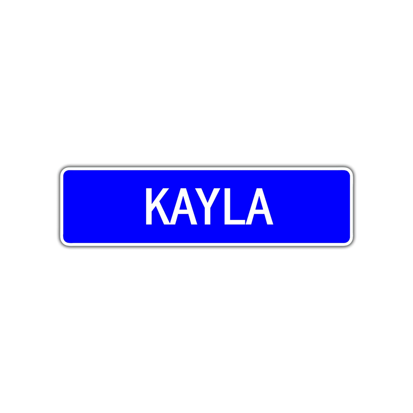 Kayla Street Sign Children Name Room Plate