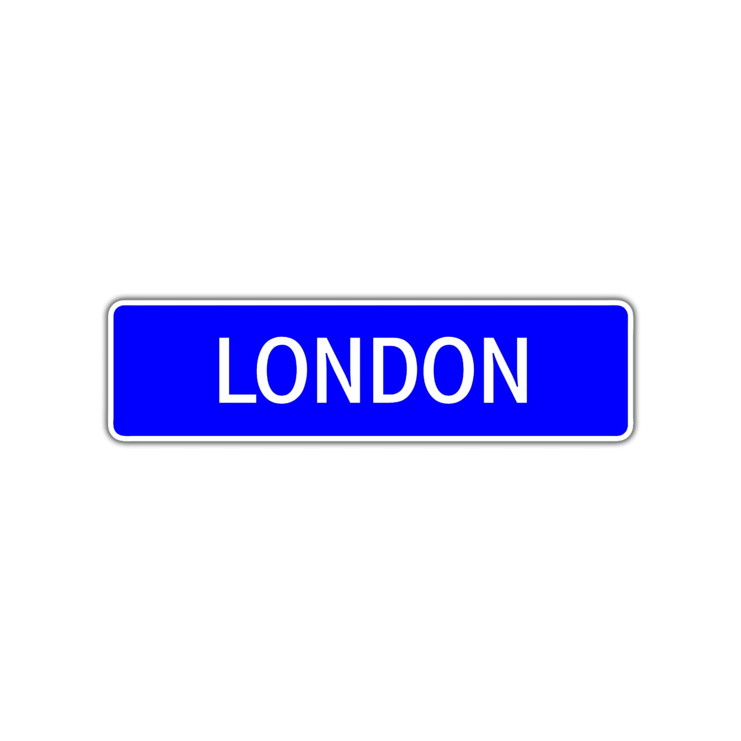 London Street Sign Children Name Room Plate