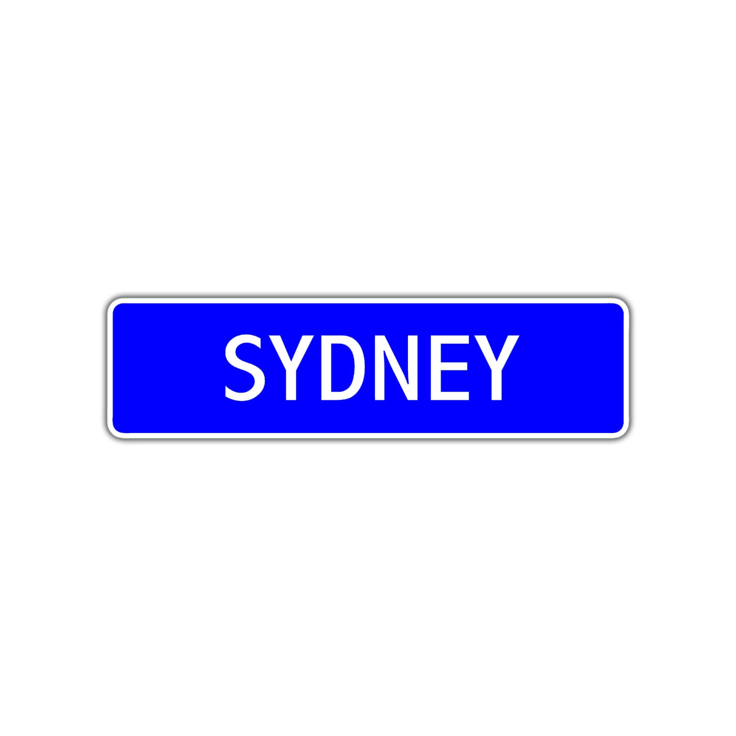 Sydney Street Sign Children Name Room Plate