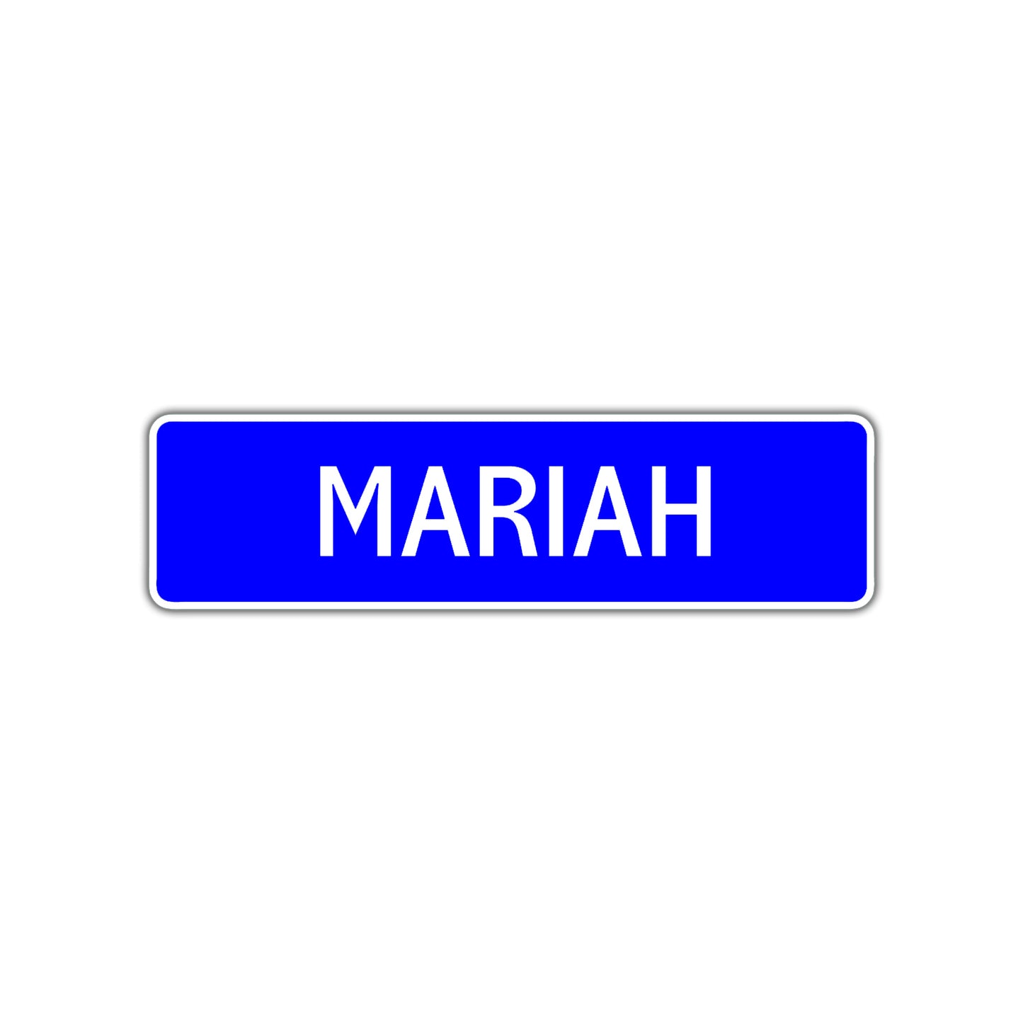 Mariah Street Sign Children Name Room Plate