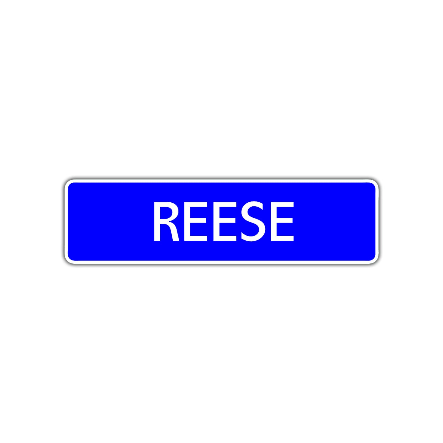 Reese Street Sign Children Name Room Plate