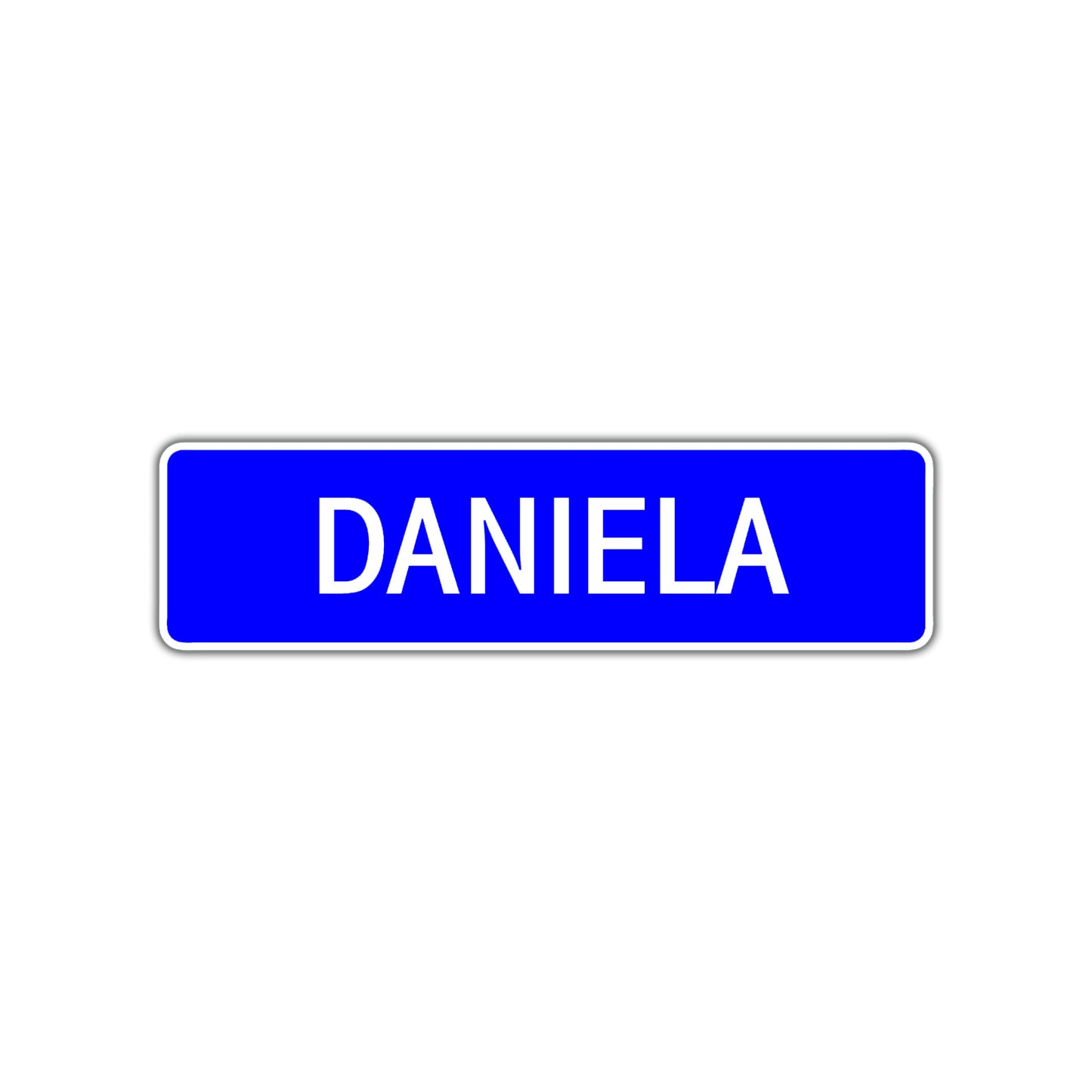 Daniela Street Sign Children Name Room Plate