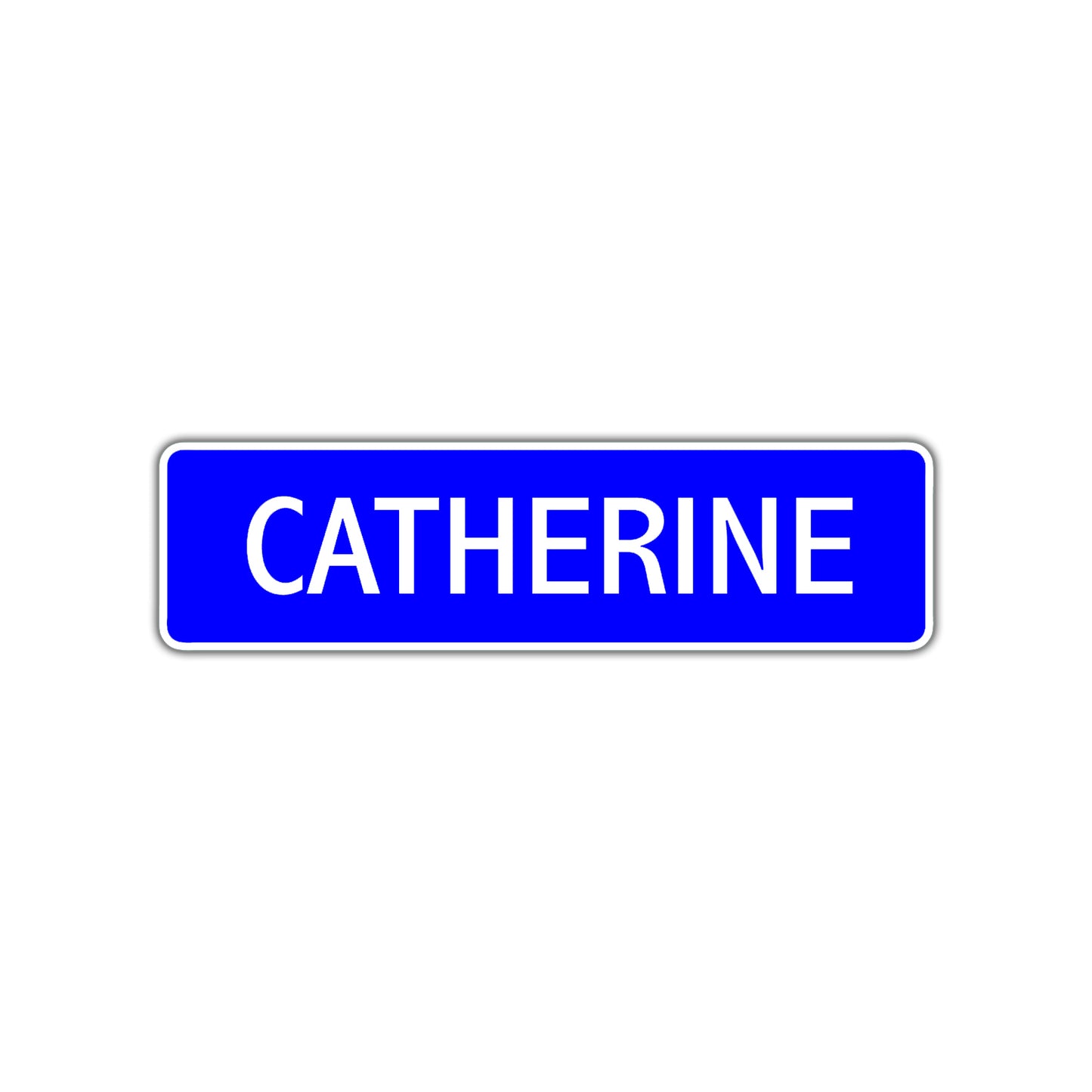 Catherine Street Sign Children Name Room Plate