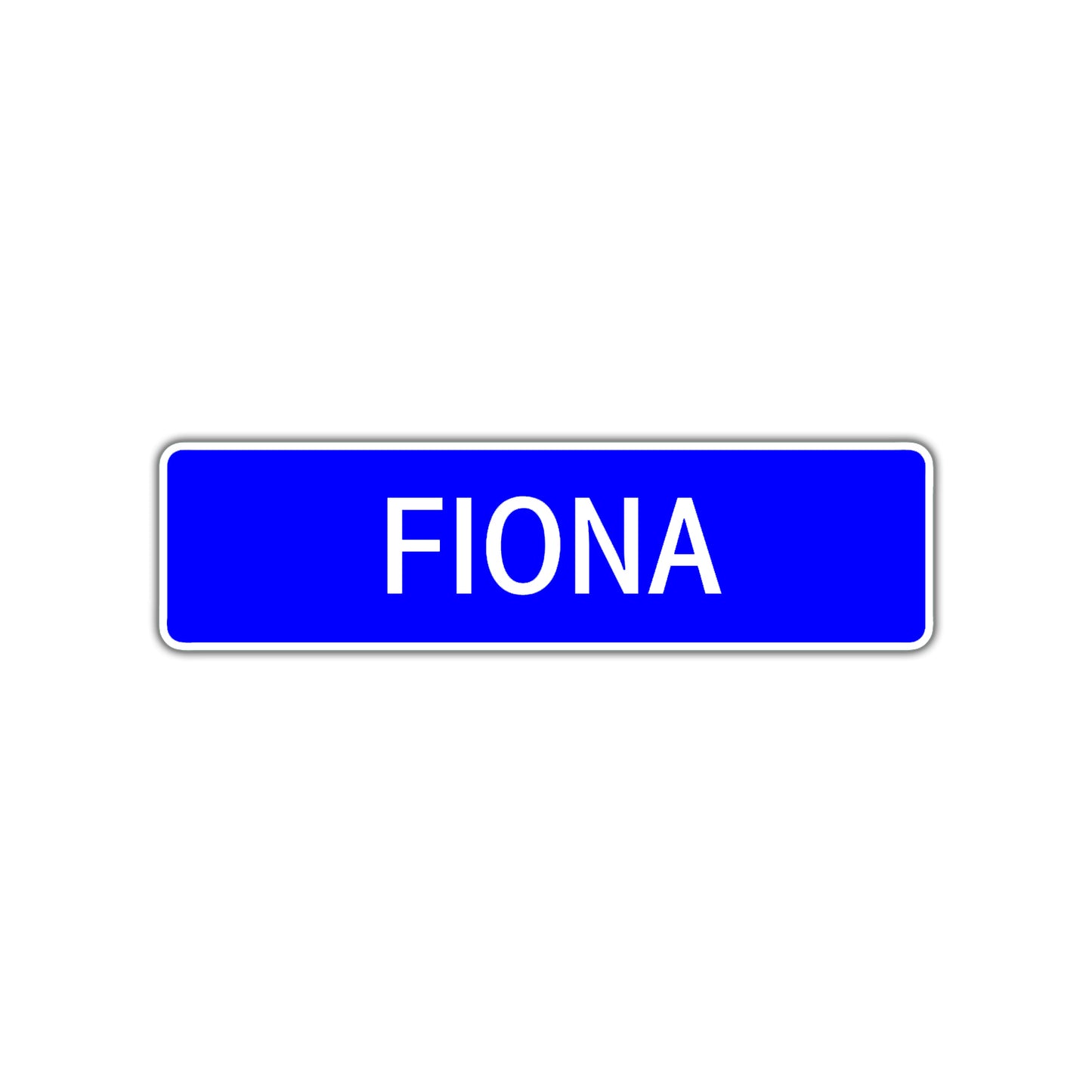 Fiona Street Sign Children Name Room Plate