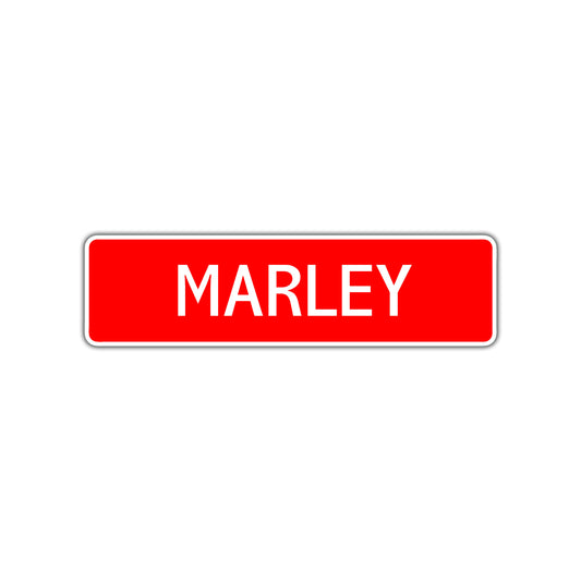 Marley Street Sign Children Name Room Plate