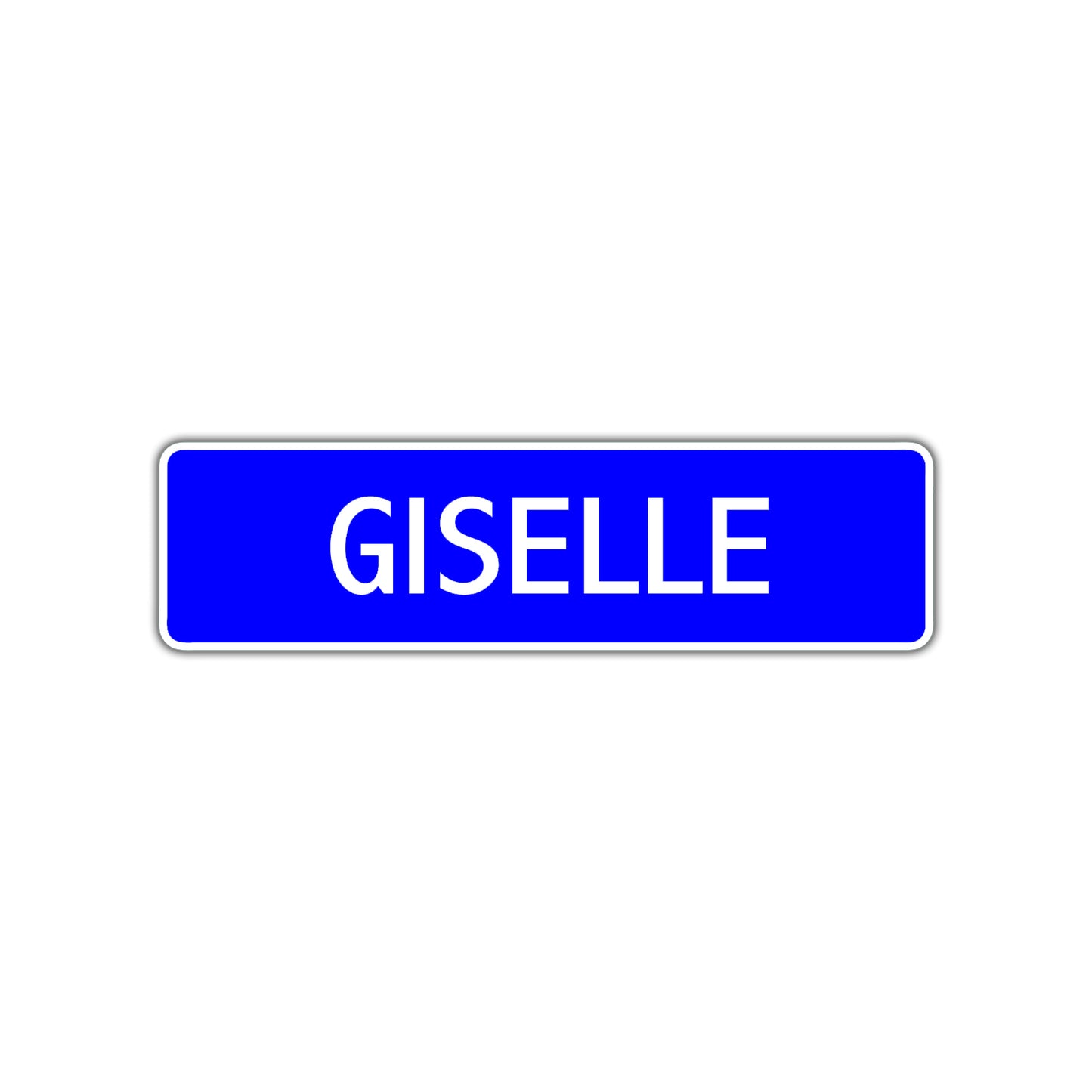 Giselle Street Sign Children Name Room Plate