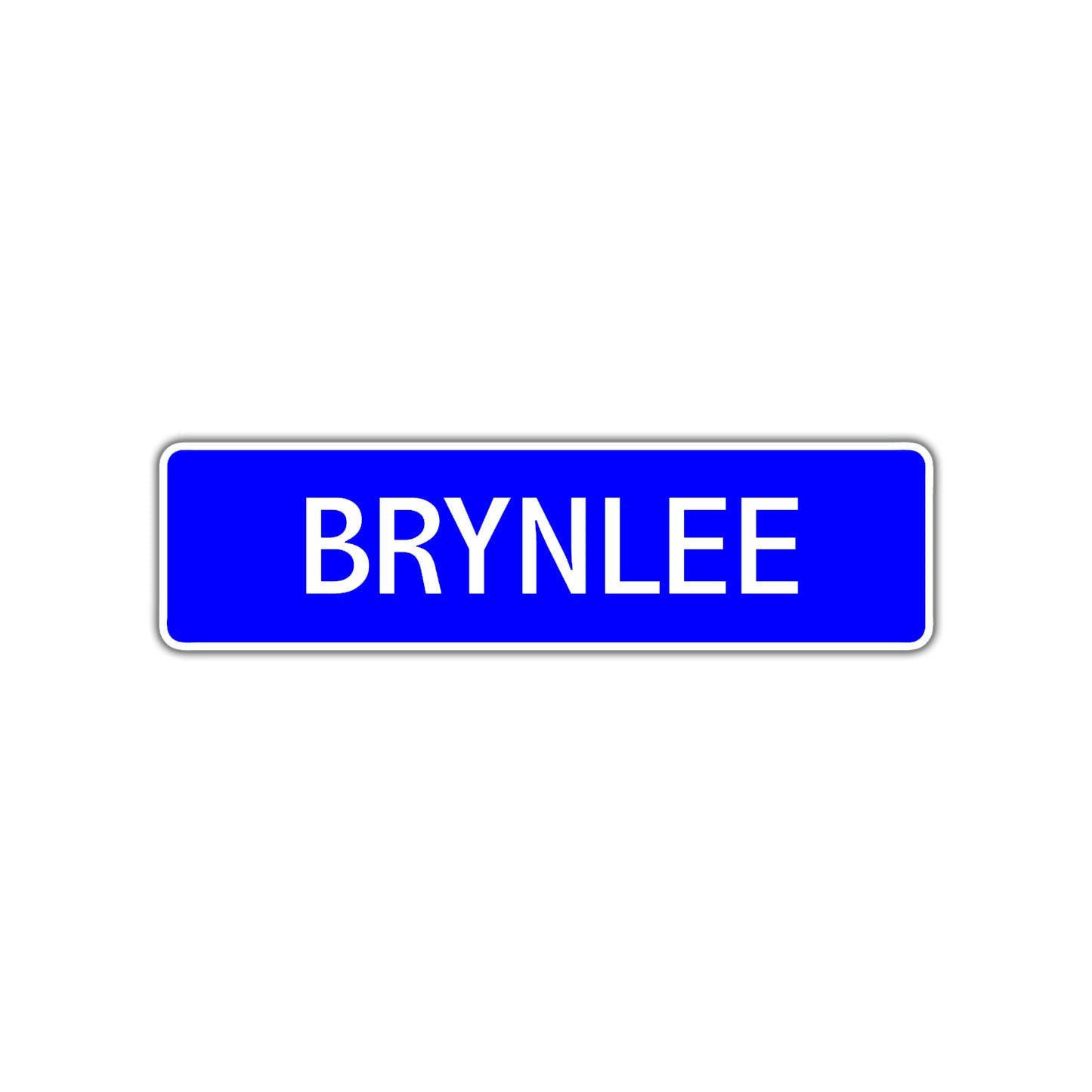 Brynlee Street Sign Children Name Room Plate