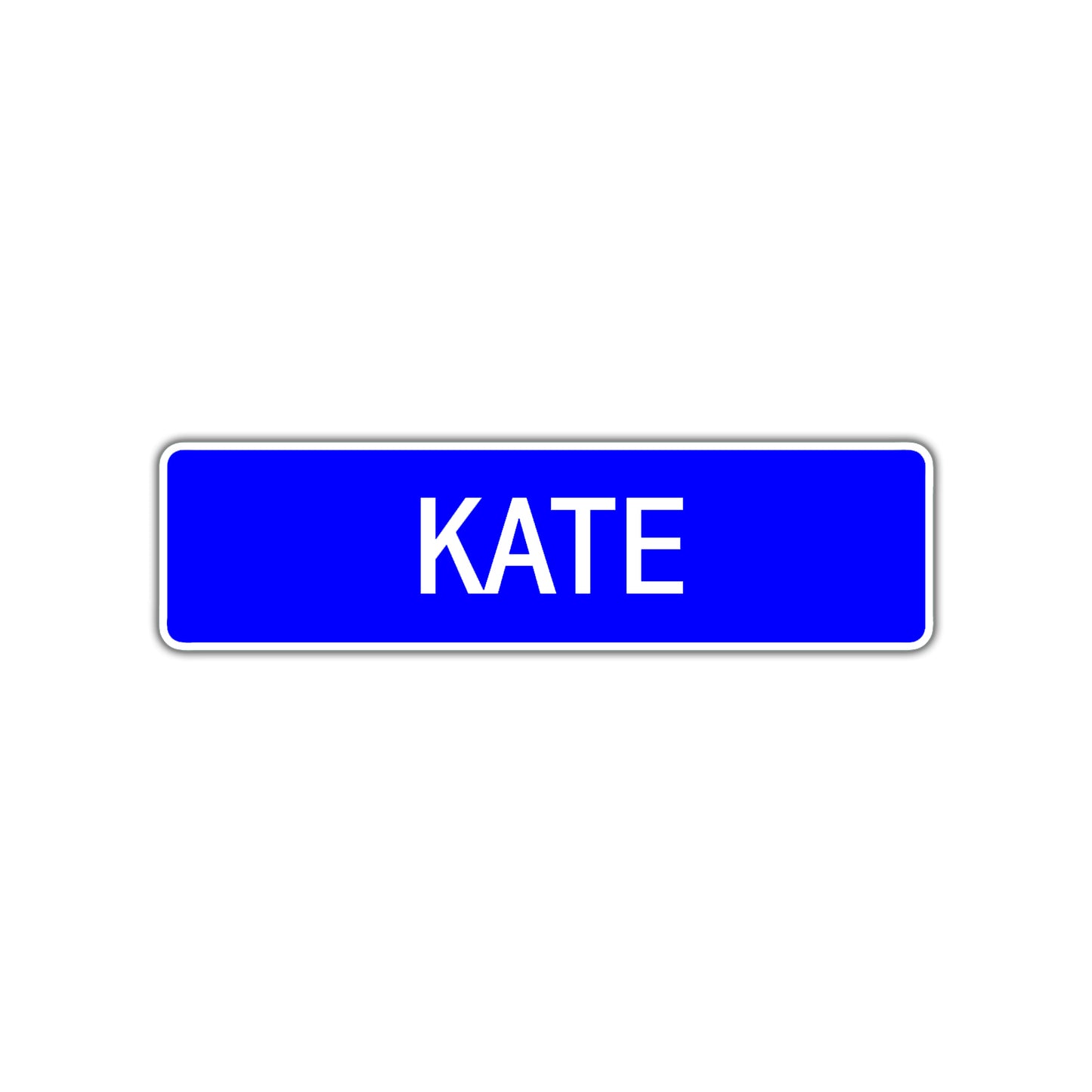 Kate Street Sign Children Name Room Plate