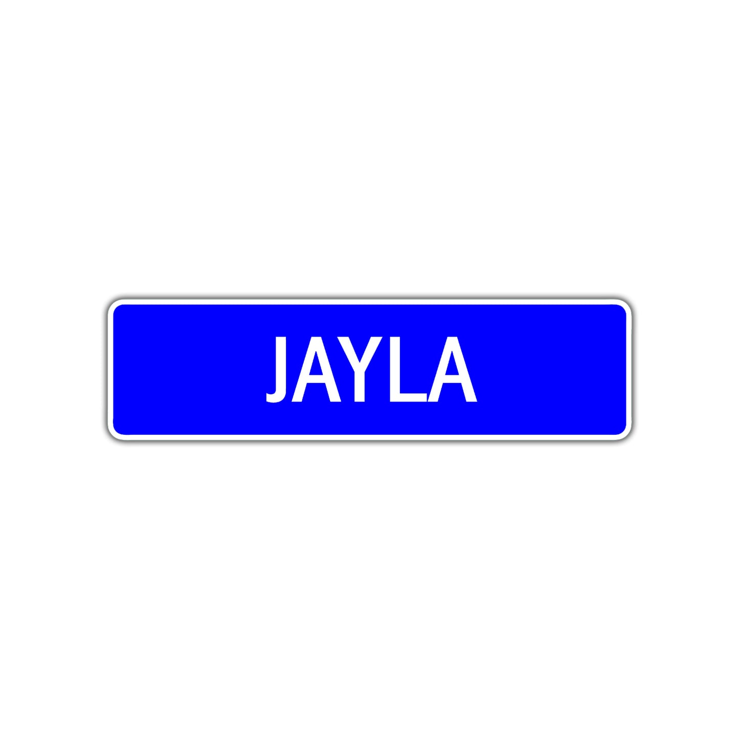 Jayla Street Sign Children Name Room Plate