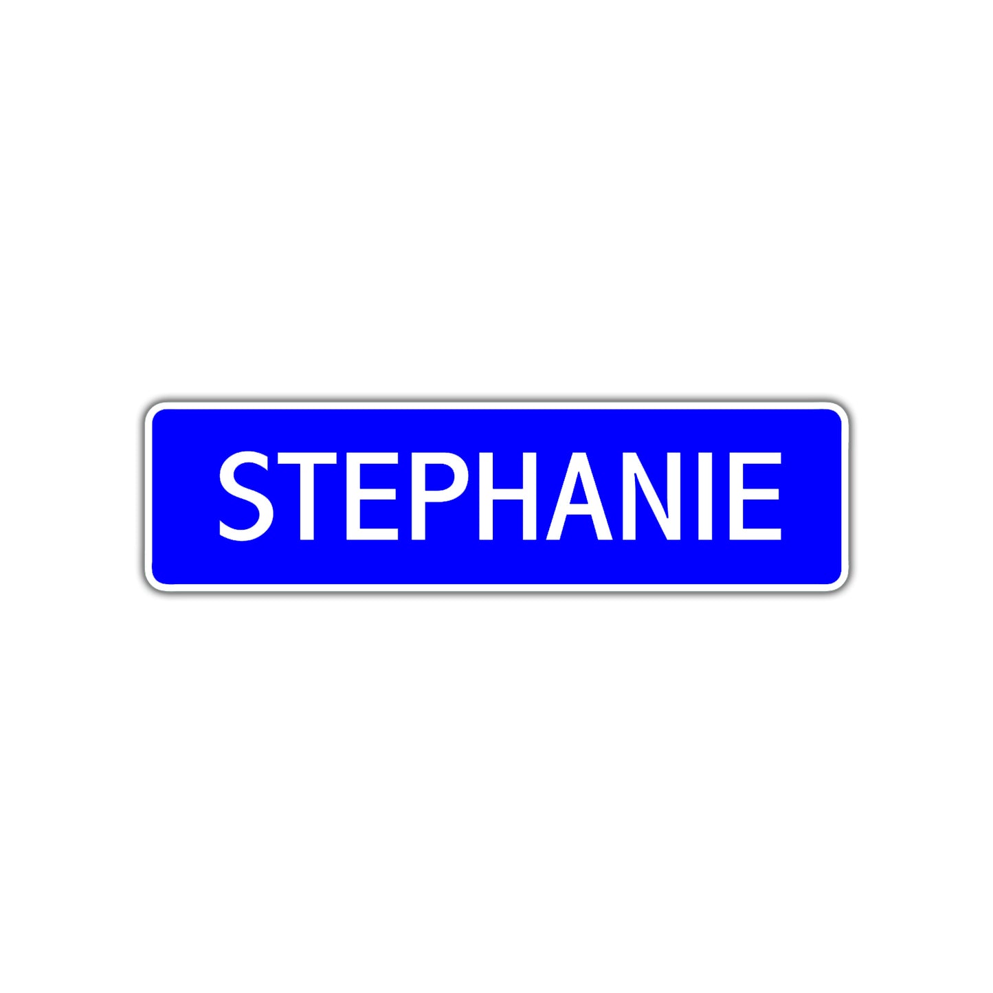 Stephanie Street Sign Children Name Room Plate