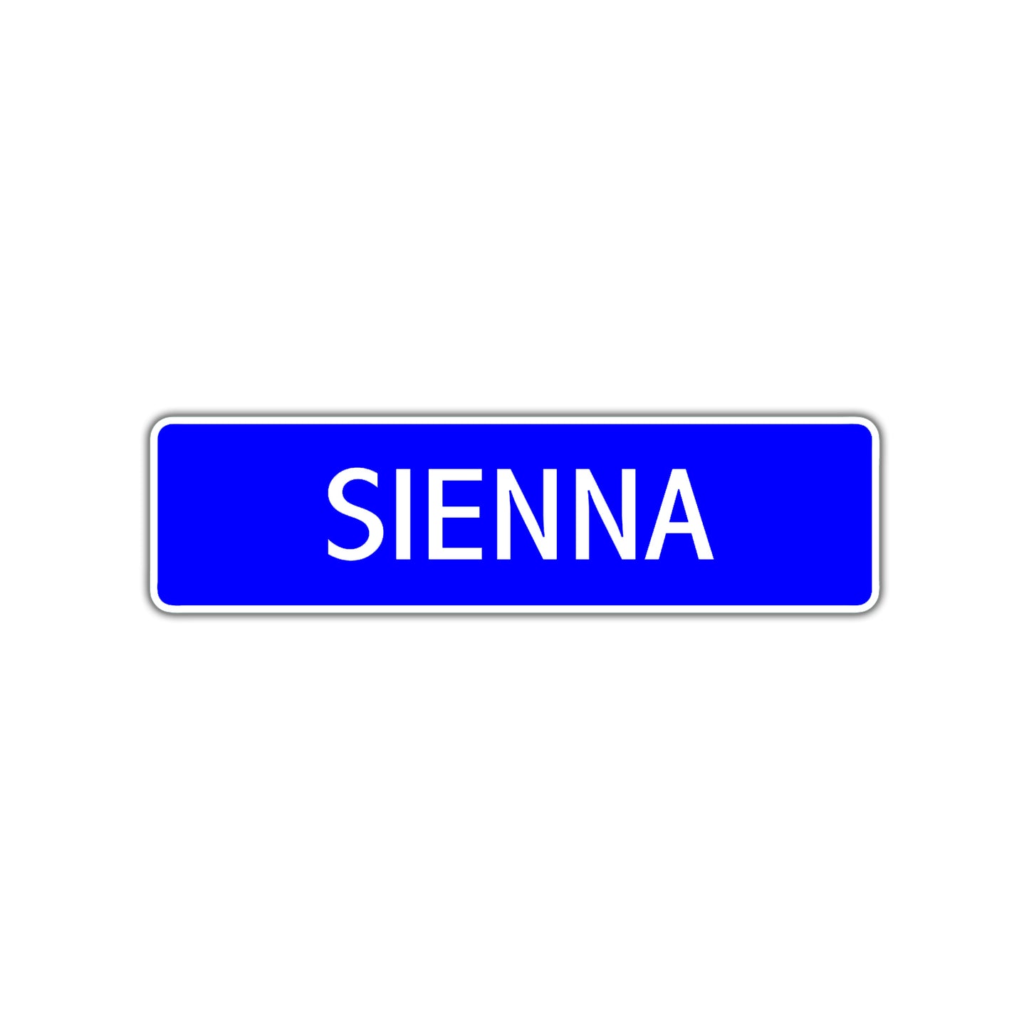Sienna Street Sign Children Name Room Plate