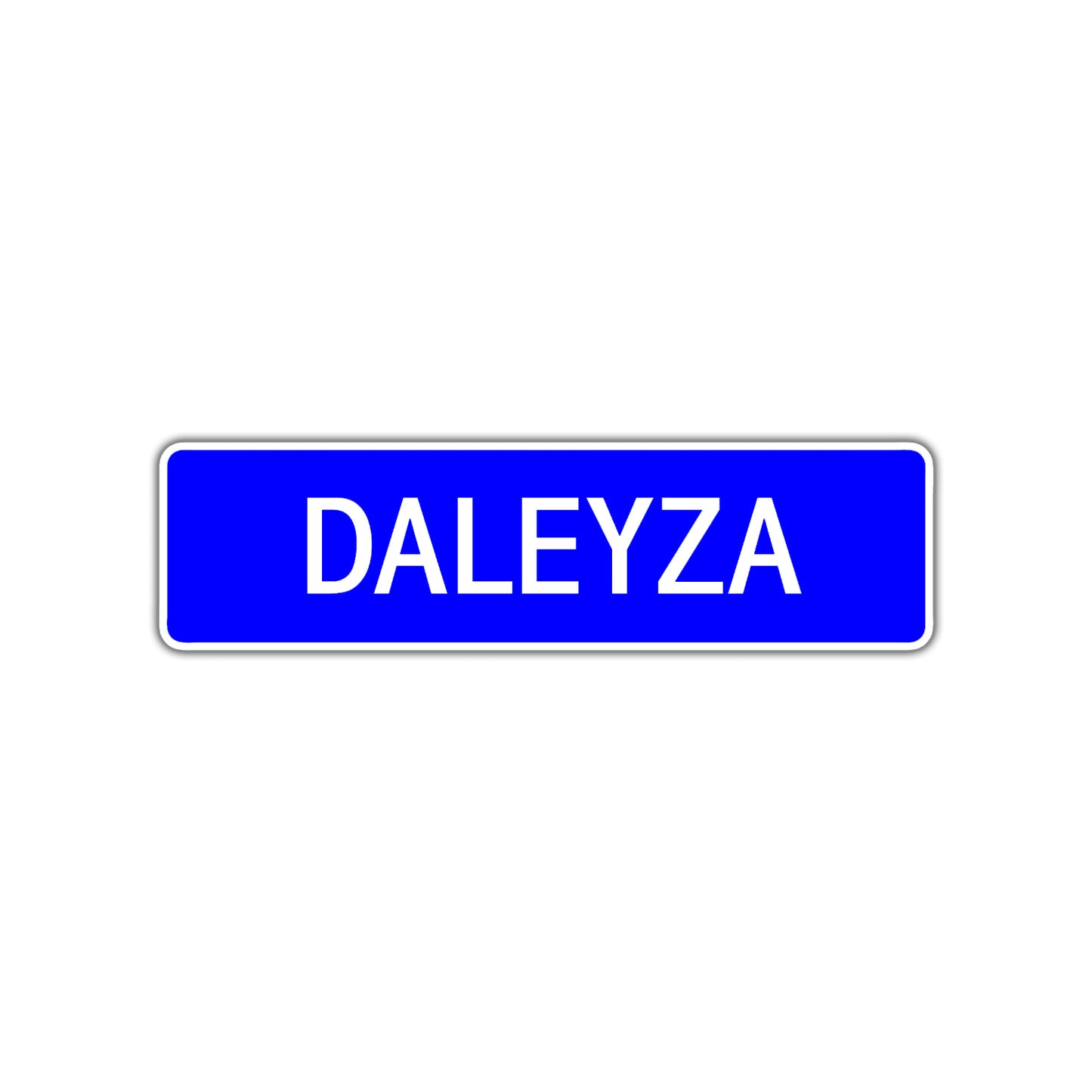 Daleyza Street Sign Children Name Room Plate
