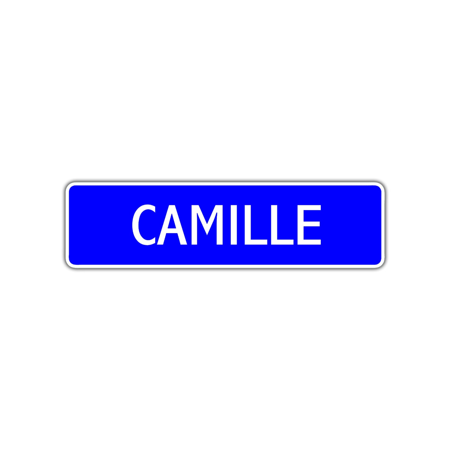 Camille Street Sign Children Name Room Plate
