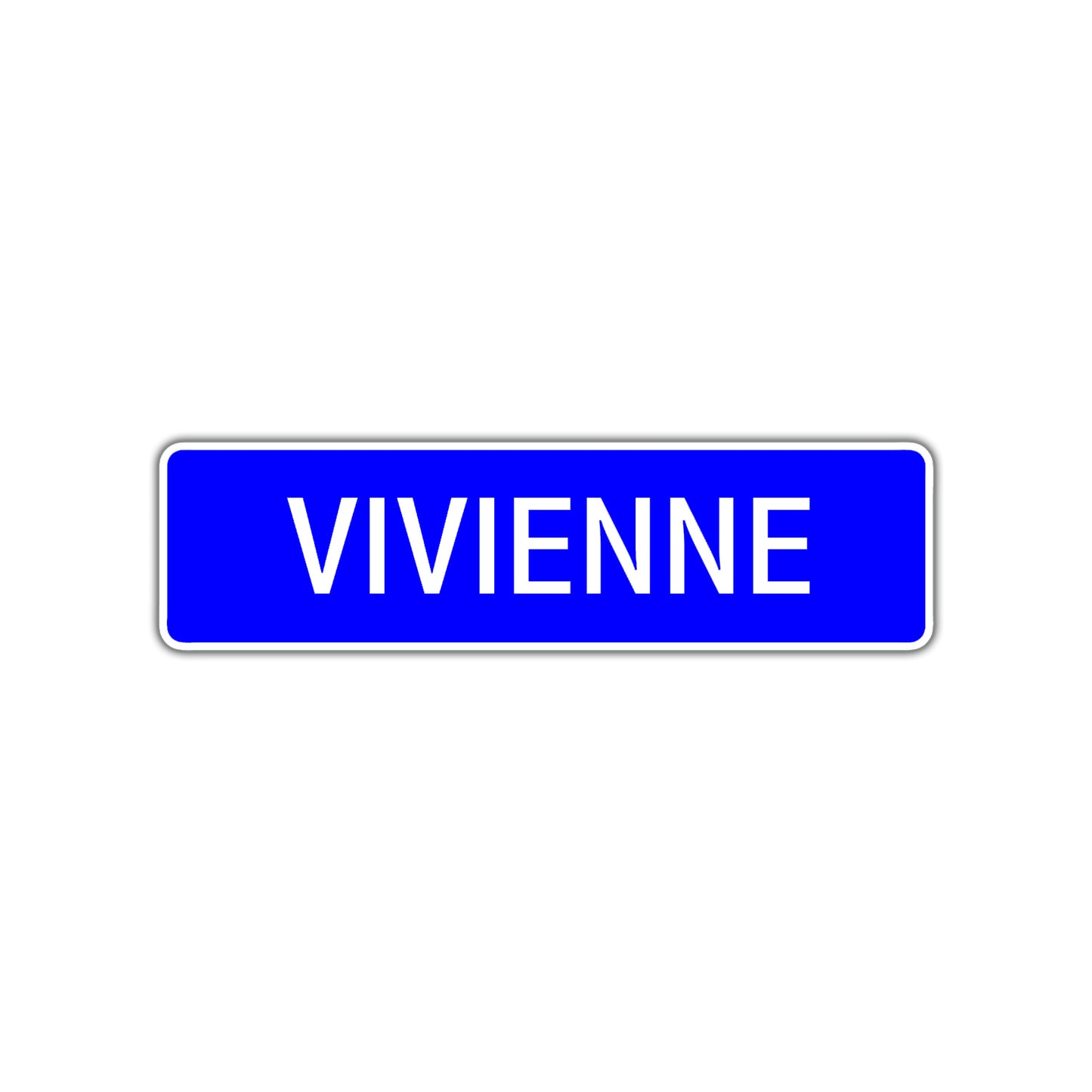 Vivienne Street Sign Children Name Room Plate
