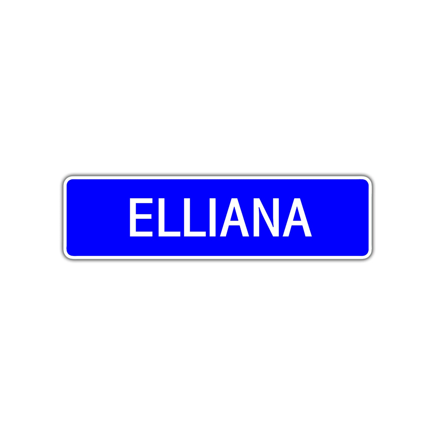 Elliana Street Sign Children Name Room Plate