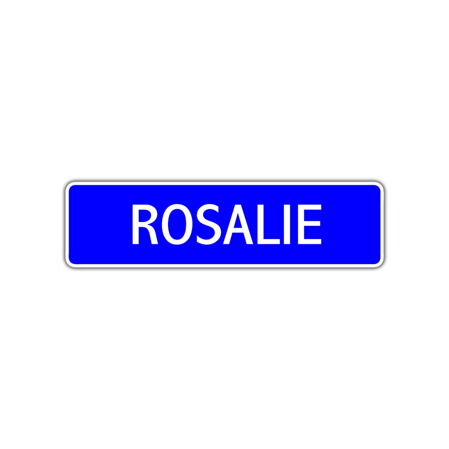 Rosalie Street Sign Children Name Room Plate