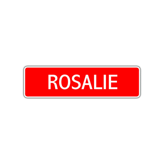 Rosalie Street Sign Children Name Room Plate