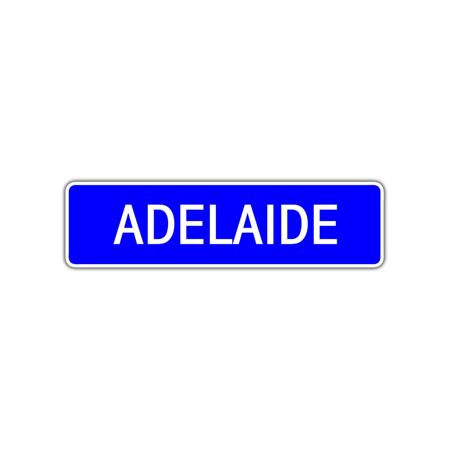 Adelaide Street Sign Children Name Room Plate